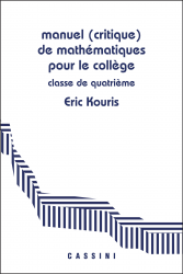 Manuel (critique) de mathématiques pour le collège. Classe de 4e